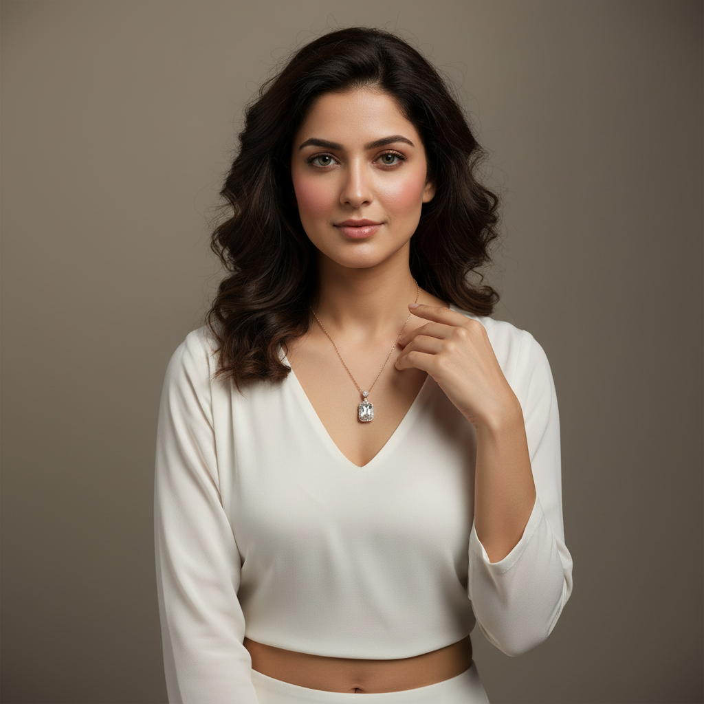 Crystal Pendant Model 2 Square