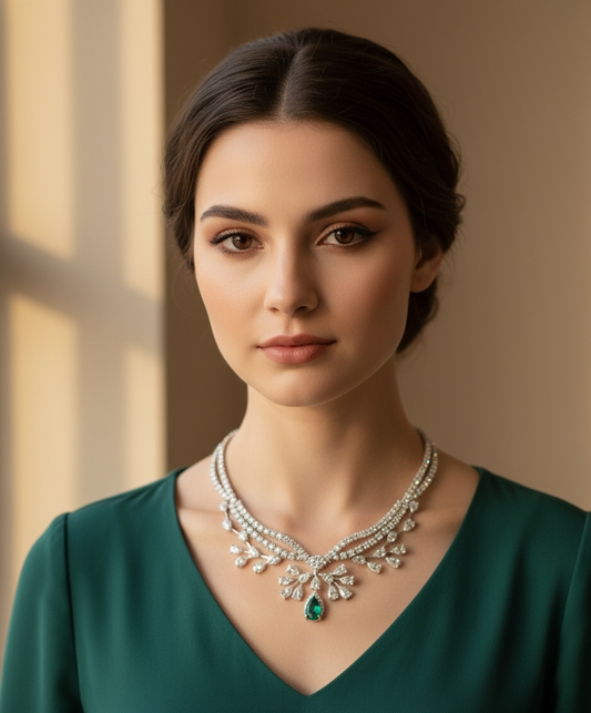 Elegant woman lifestyle shot