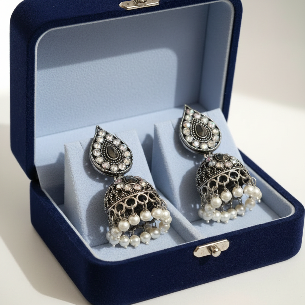 Velvet gift box presentation