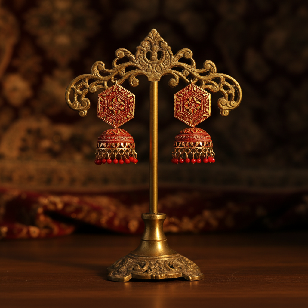 Vintage brass holder